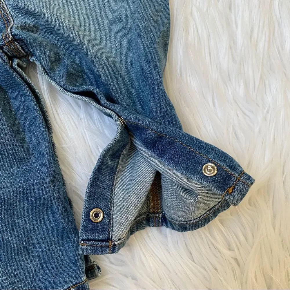 Oshkosh B’gosh overall embroidered denim pants 9M